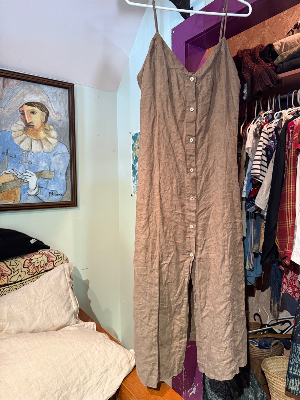 Wilfred linen dress